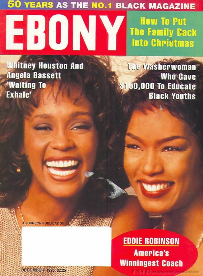 Ebony December 1995 magazine back issue Ebony magizine back copy 