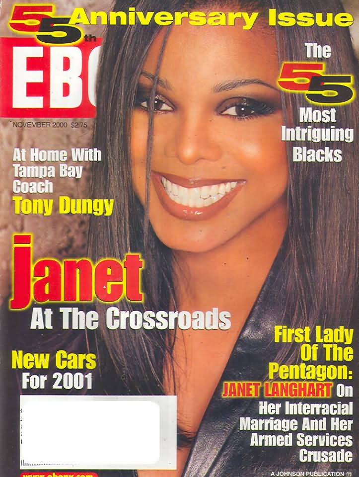 Ebony November 2000 magazine back issue Ebony magizine back copy 