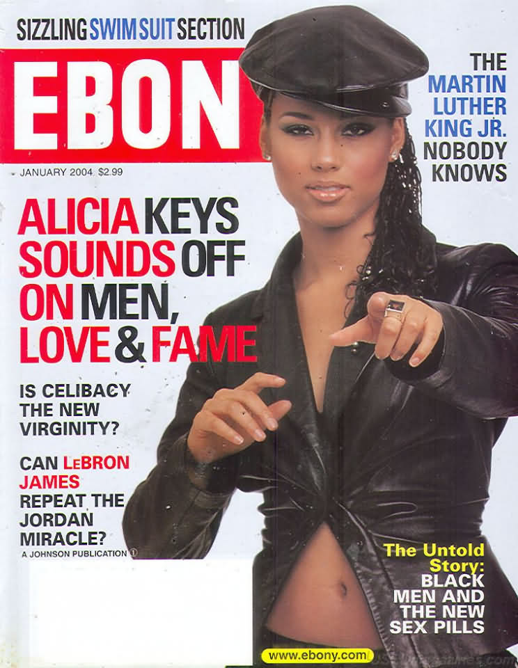 Ebony January 2004 magazine back issue Ebony magizine back copy 