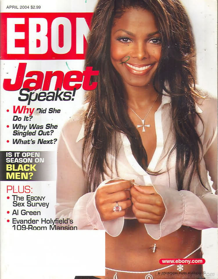 Ebony April 2004 magazine back issue Ebony magizine back copy 