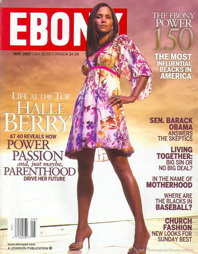 Ebony May 2007 magazine back issue Ebony magizine back copy 