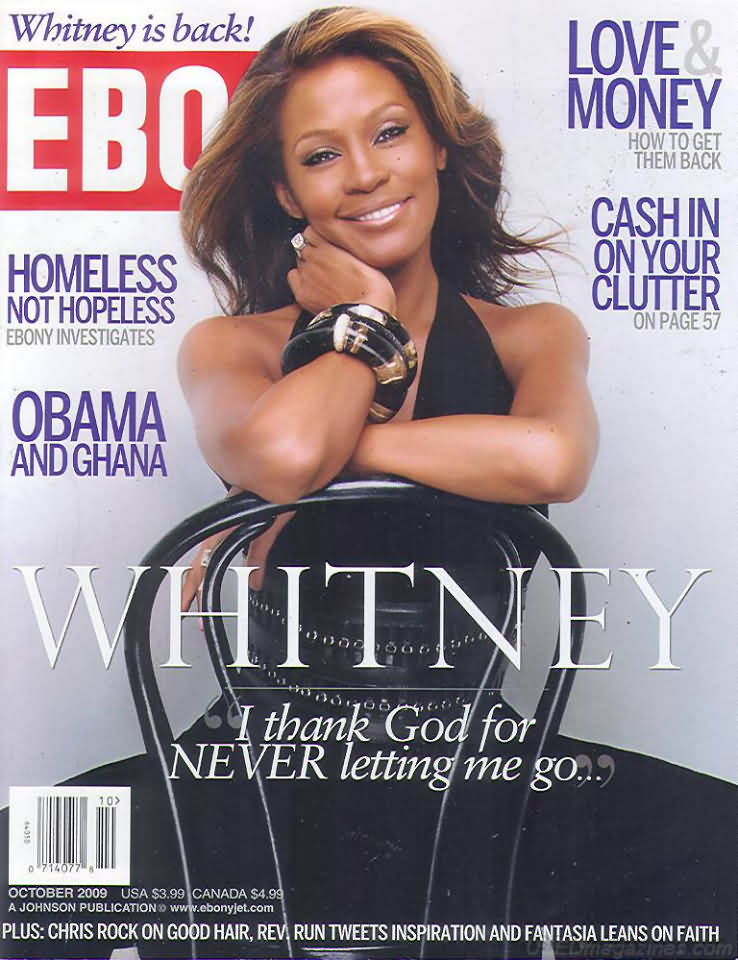 Ebony October 2009 magazine back issue Ebony magizine back copy 