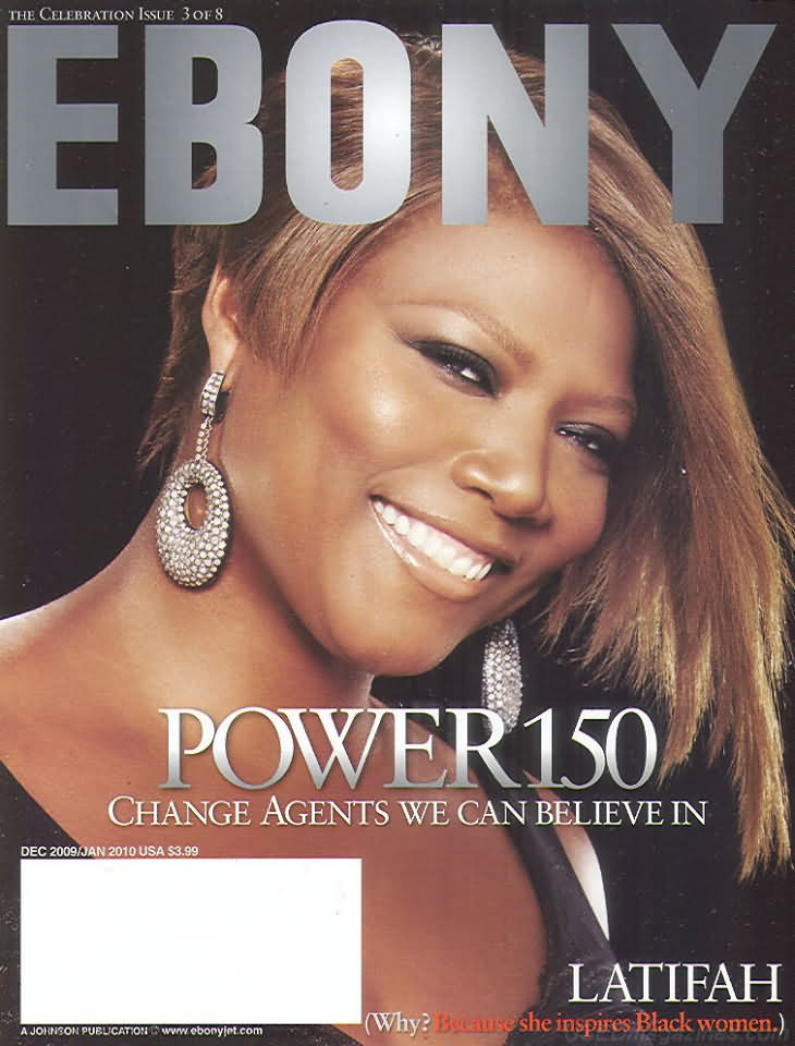 Ebony December 2009 magazine back issue Ebony magizine back copy 