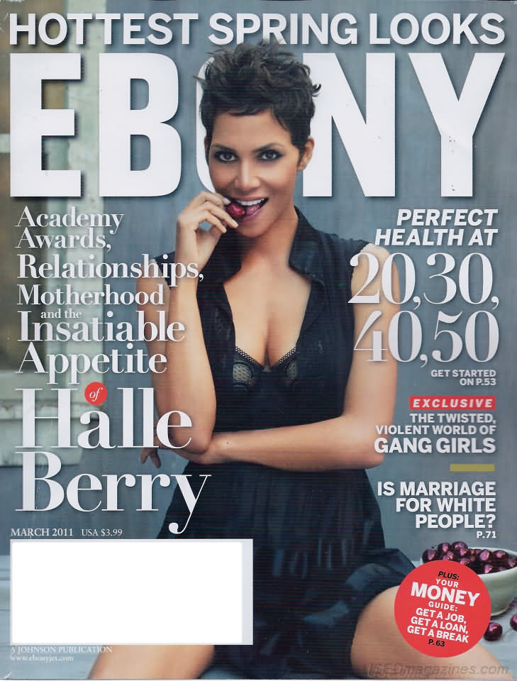 Ebony March 2011 magazine back issue Ebony magizine back copy 