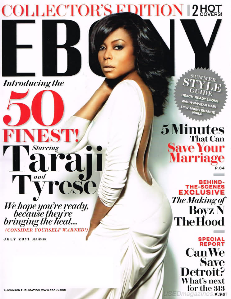 Ebony July 2011 magazine back issue Ebony magizine back copy 