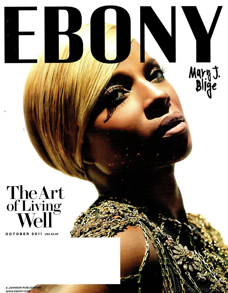 Ebony October 2011 magazine back issue Ebony magizine back copy 