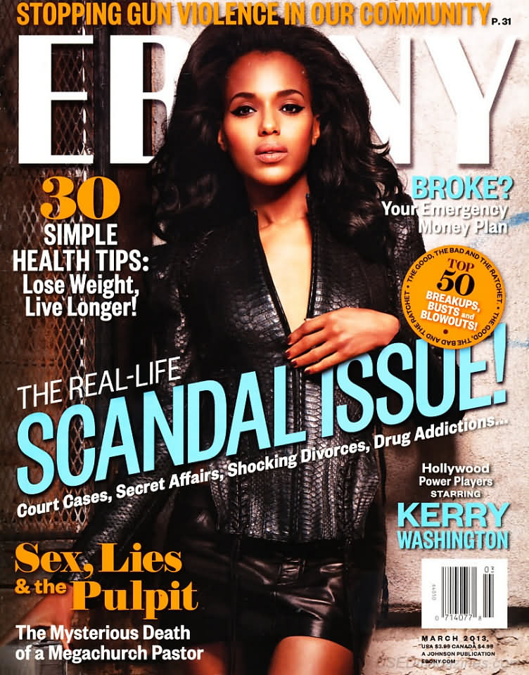 Ebony March 2013 magazine back issue Ebony magizine back copy 