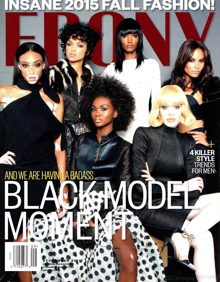 Ebony September 2015 magazine back issue Ebony magizine back copy 