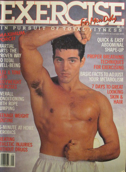 Exercise for Men Only May 1987 magazine back issue Exercise for Men Only magizine back copy 