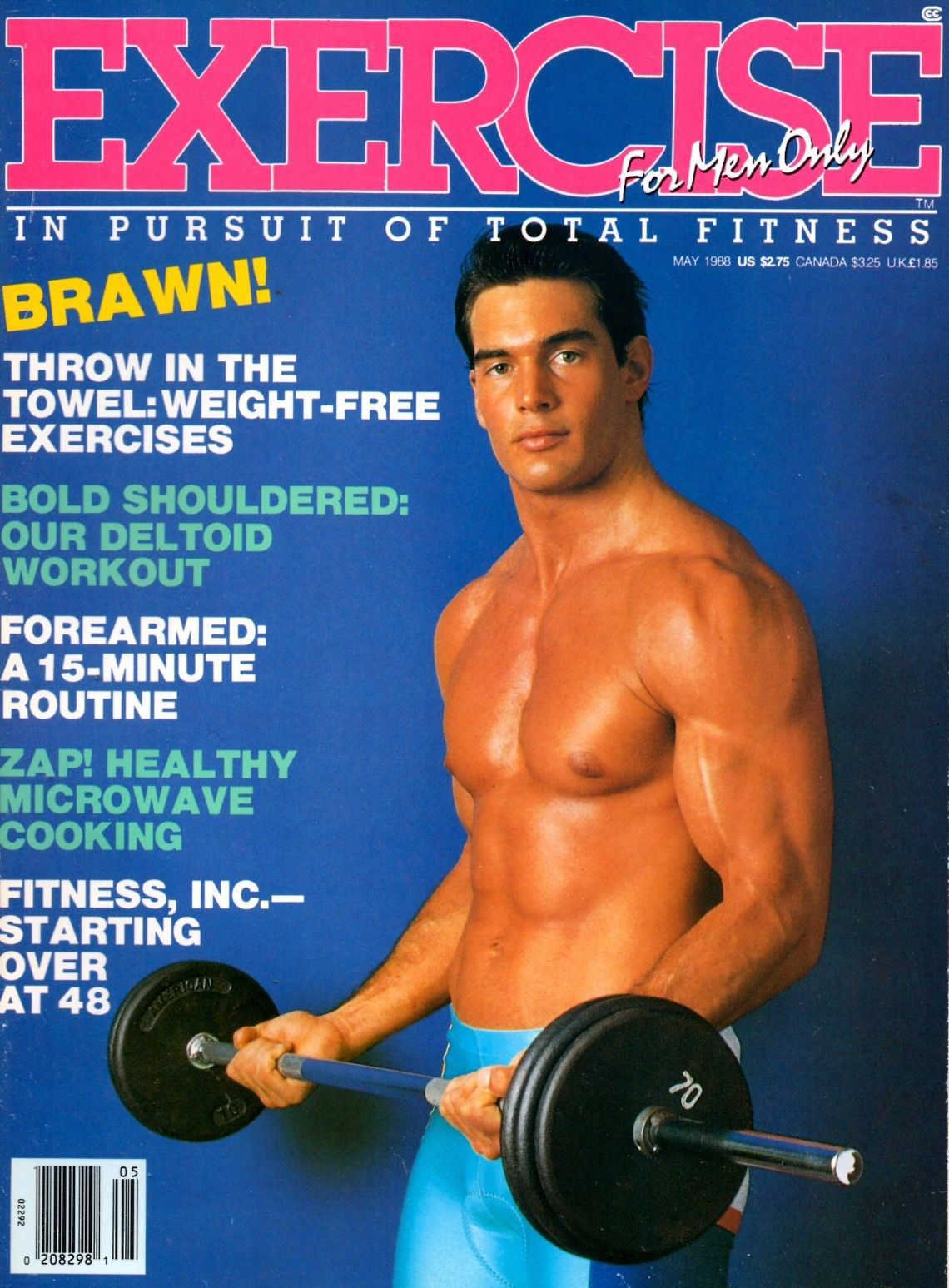 Exercise for Men Only May 1988 magazine back issue Exercise for Men Only magizine back copy 