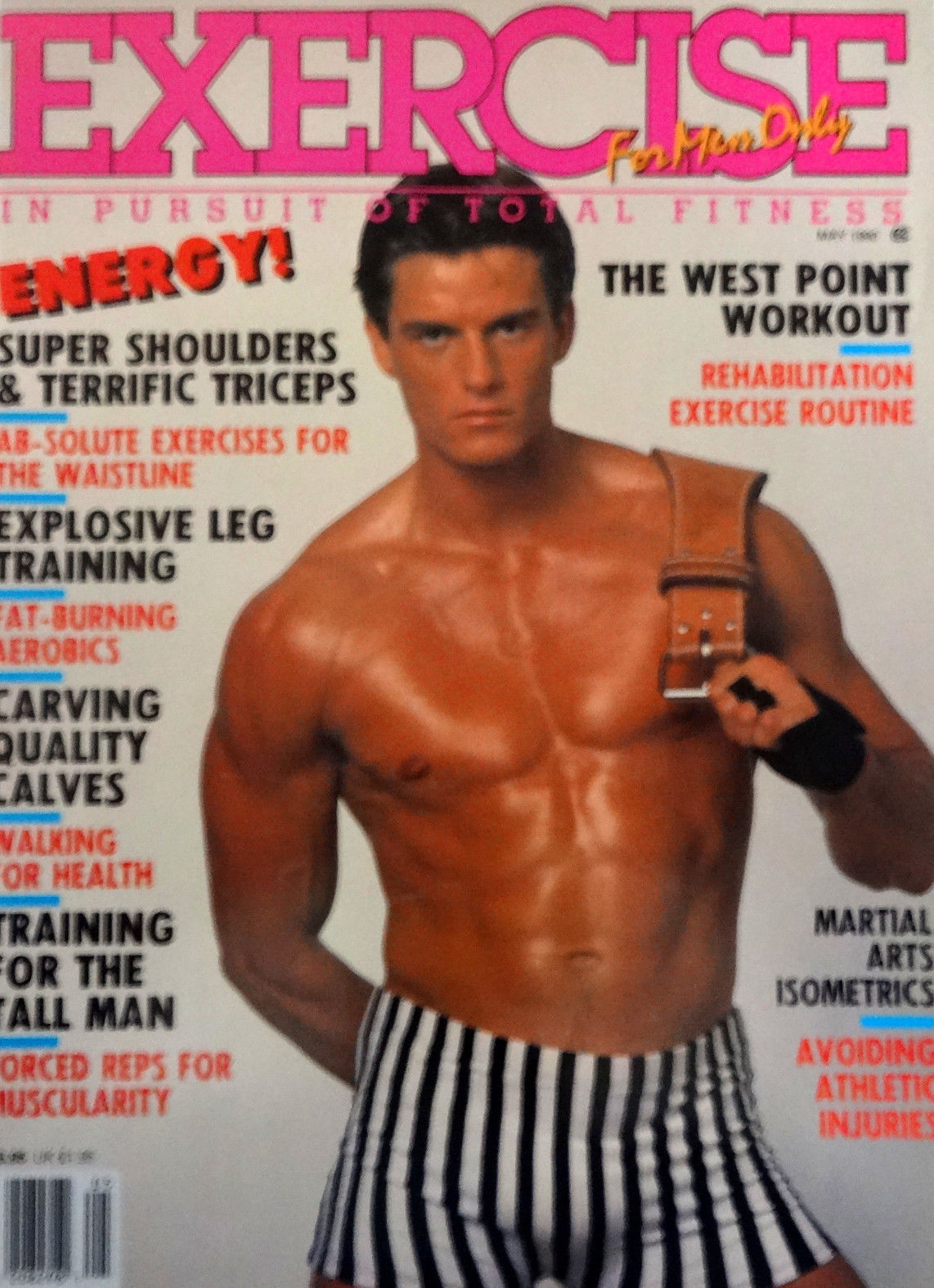 Exercise for Men Only May 1990 magazine back issue Exercise for Men Only magizine back copy 