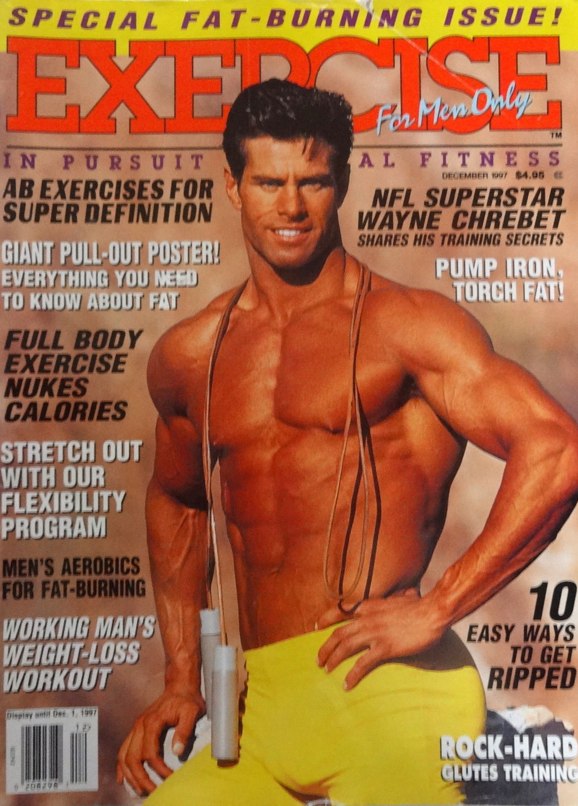 Exercise for Men Only December 1997 magazine back issue Exercise for Men Only magizine back copy 