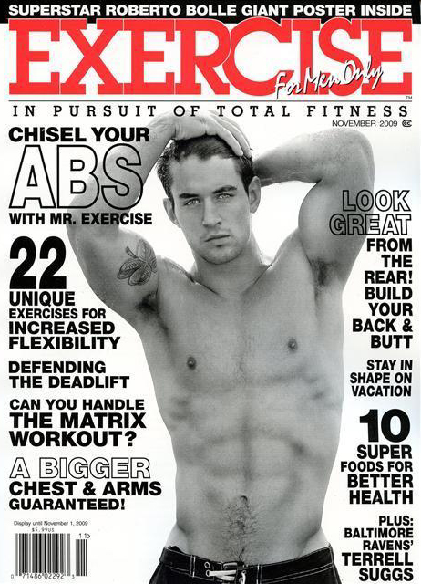 Exercise for Men Only November 2009 magazine back issue Exercise for Men Only magizine back copy 