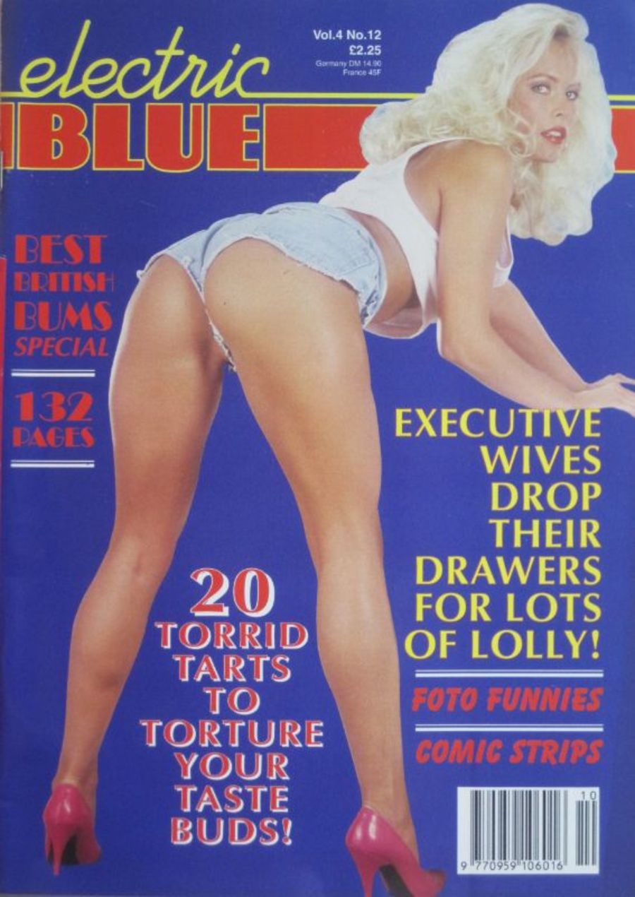 Electric Blue Vol. 4 # 12 magazine back issue Electric Blue magizine back copy 