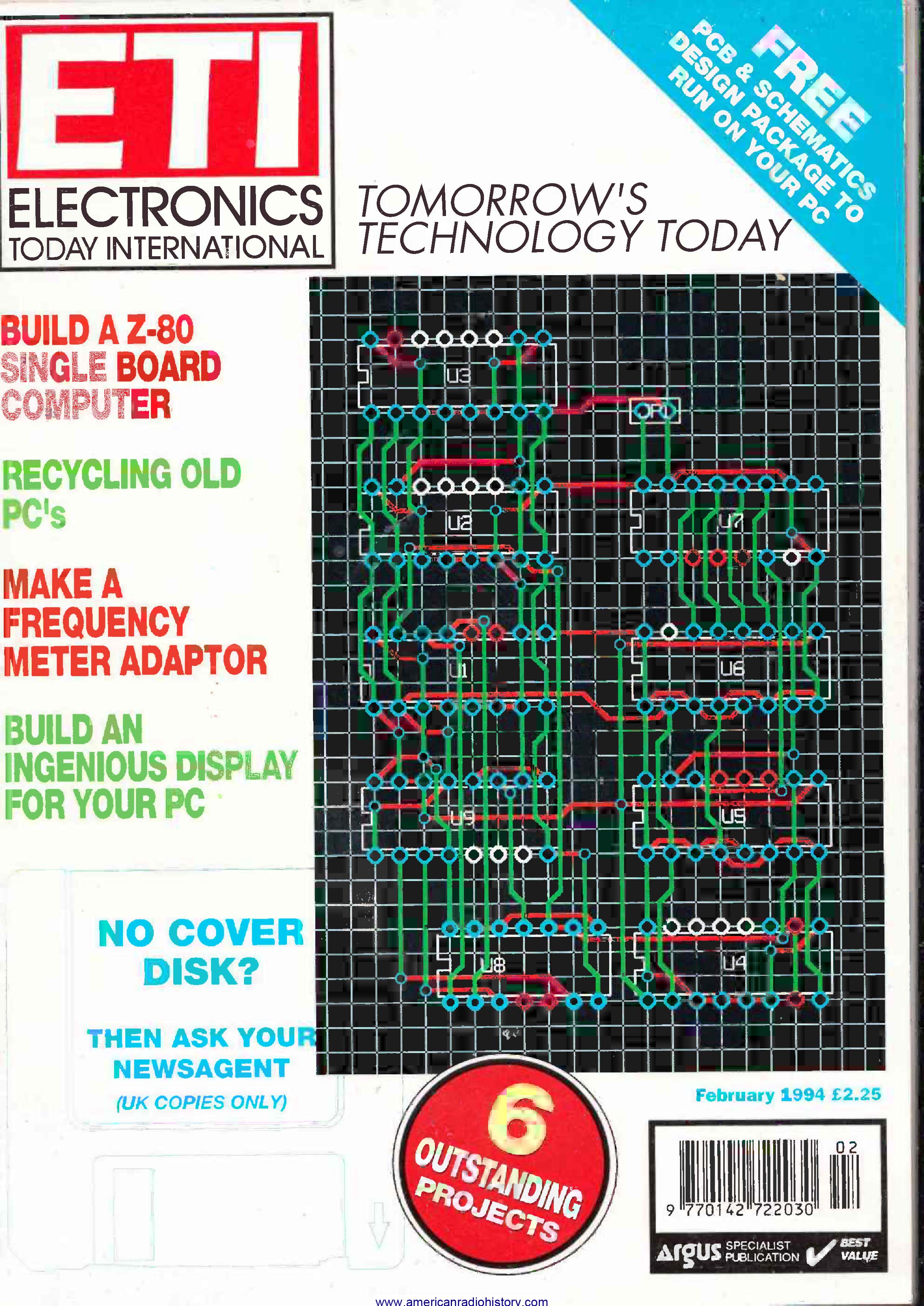 Electronics Today February 1994, , Build A Z-80 Single Board Computer