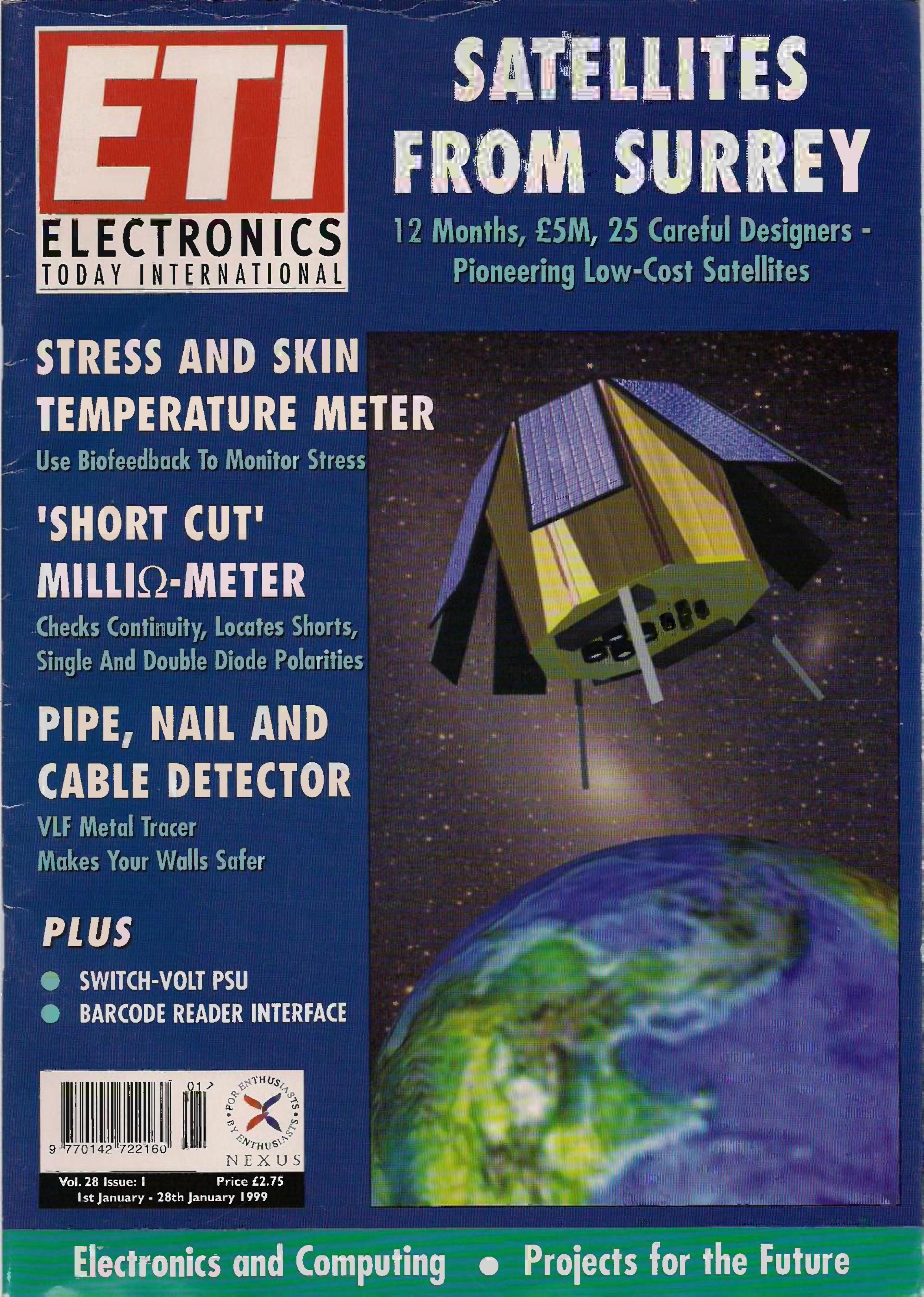 Electronics Today January 1999 magazine back issue Electronics Today magizine back copy 