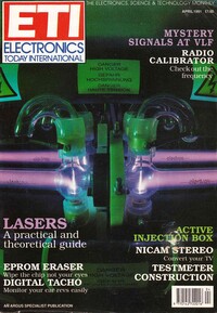Electronics Today April 1991 Magazine Back Copies Magizines Mags
