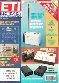 Electronics Today July 1992 Magazine Back Copies Magizines Mags