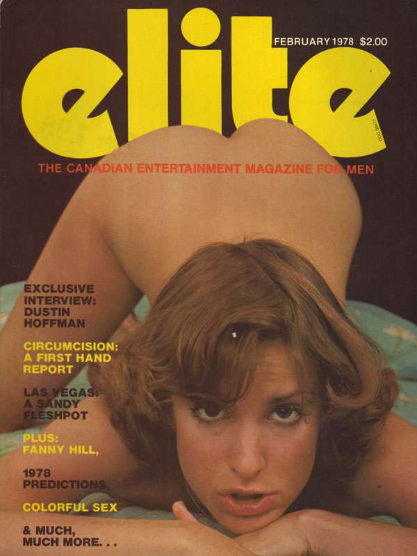 Elite February 1978 magazine back issue Elite magizine back copy elite magazine 1978 back issues sexy canadian porno magazine classic 70s porn gals naked pictorials