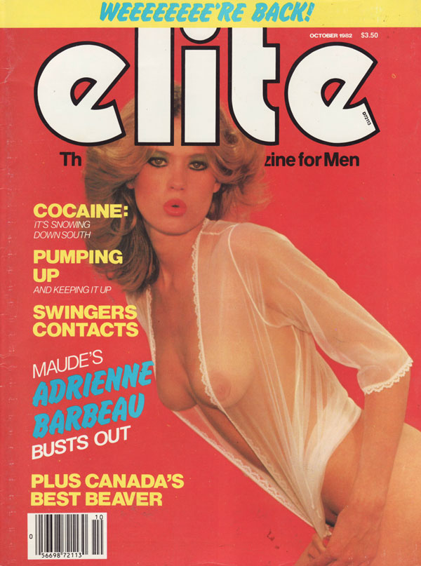 Elite October 1982 magazine back issue Elite magizine back copy elite magazine back issues 1982 xxx pics naughty canadian girls nude explicit pics 80s pornstars bea