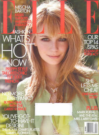 Mischa Barton magazine cover appearance Elle April 2004