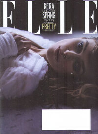 Keira Knightley magazine cover appearance Elle March 2010