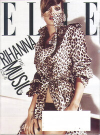 Rihanna magazine cover appearance Elle July 2010