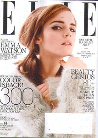 Emma Watson magazine cover appearance Elle April 2014