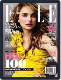 Natalie Portman magazine cover appearance Elle Canada January 2011