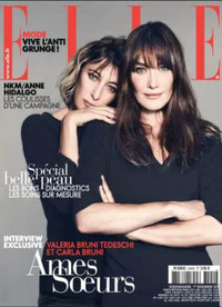 Carla Bruni magazine cover appearance Elle France November 2013