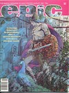 Epic August 1981 magazine back issue cover image