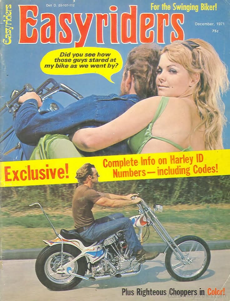 Easyriders December 1971, Easyriders Dec 1971, Magazine.