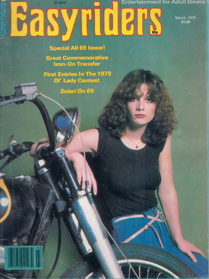 Easyriders March 1979 magazine back issue Easyriders magizine back copy Easyriders March 1979 Adult Motorcycle Magazine Back Issue Published by Paisano Publications Since 1970. Special All 69 Issue!.