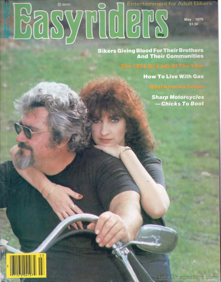 Easyriders May 1979 magazine back issue Easyriders magizine back copy Easyriders May 1979 Adult Motorcycle Magazine Back Issue Published by Paisano Publications Since 1970. Bikers Giving Blood For Their Brothers And Their Communities.