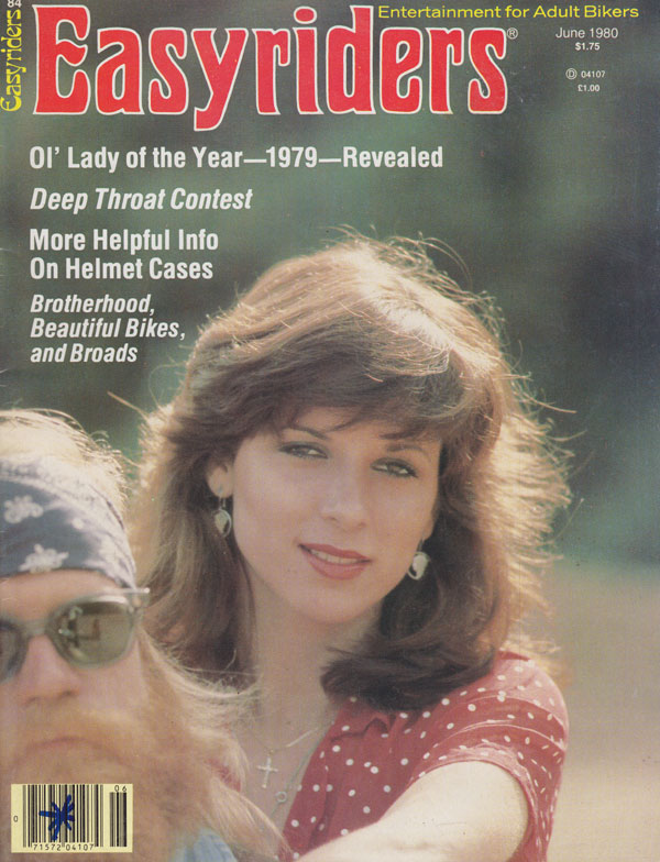 Easyriders # 84 - June 1980 magazine back issue Easyriders magizine back copy easyriders magazine 1980 back issues adult biker mag sexy ladies on hogs harleys deep throat contest