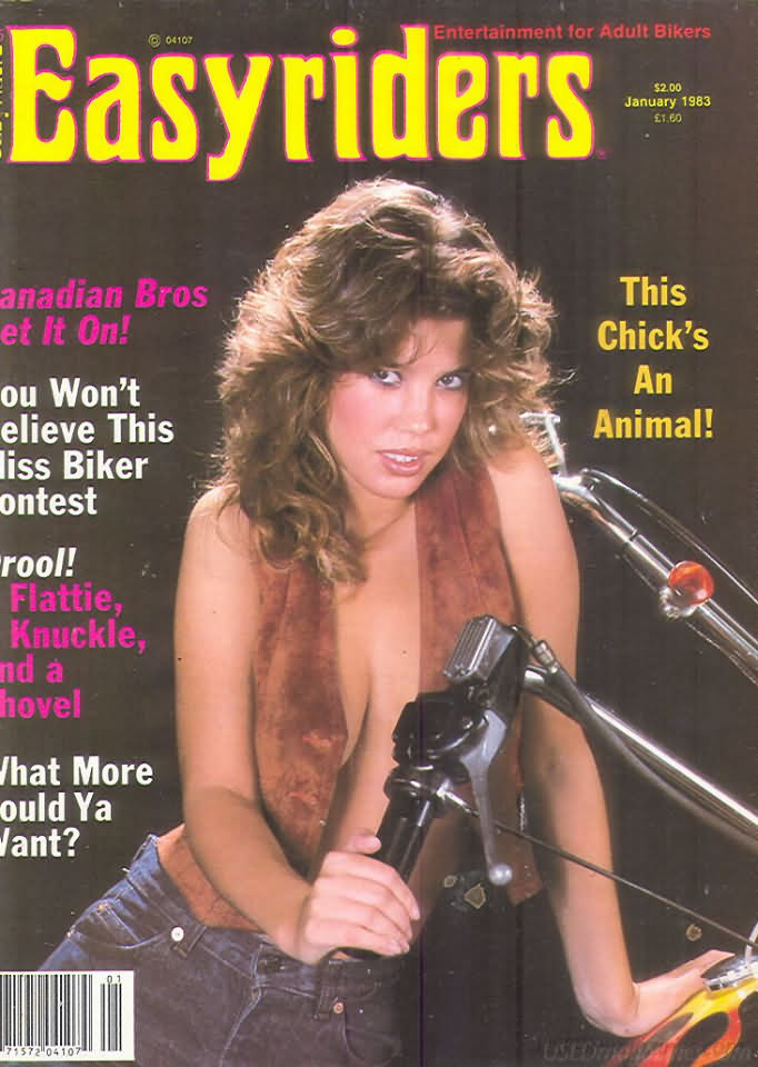 Easyriders January 1983 magazine back issue Easyriders magizine back copy Easyriders January 1983 Adult Motorcycle Magazine Back Issue Published by Paisano Publications Since 1970. This Chick's An Animal!.