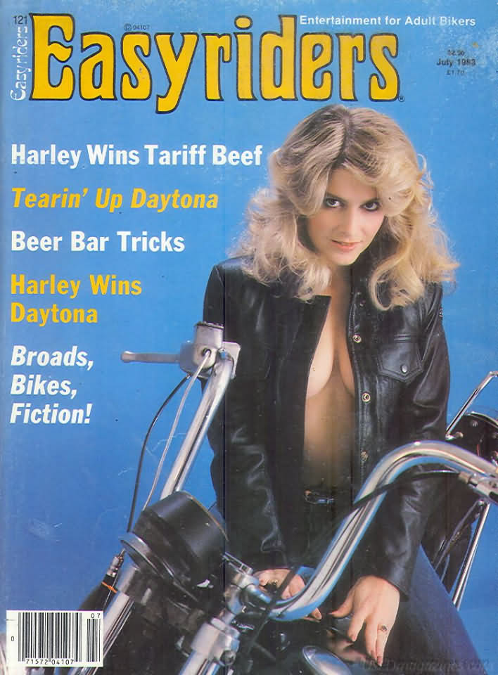 Easyriders July 1983 magazine back issue Easyriders magizine back copy Easyriders July 1983 Adult Motorcycle Magazine Back Issue Published by Paisano Publications Since 1970. Harley Wins Tariff Beef .