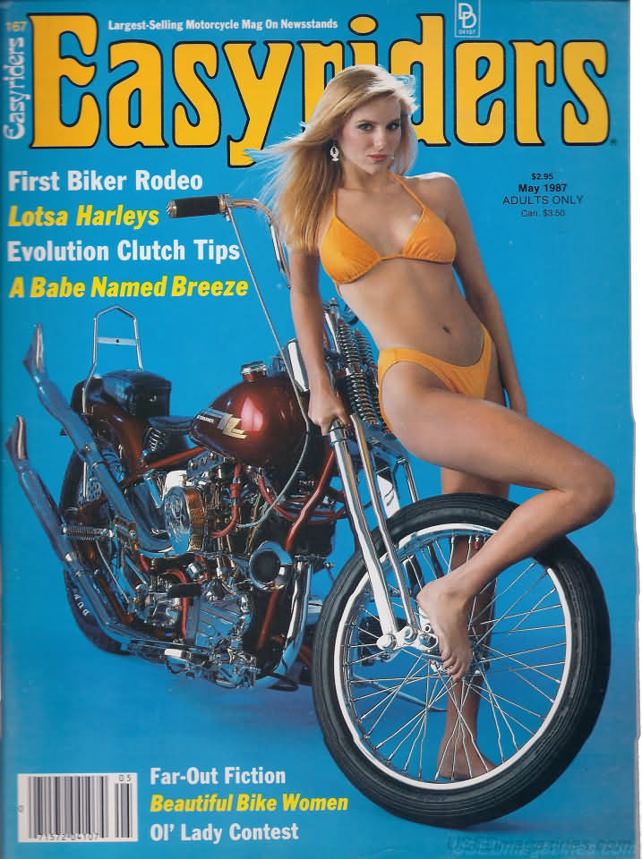 Easyriders May 1987 magazine back issue Easyriders magizine back copy Easyriders May 1987 Adult Motorcycle Magazine Back Issue Published by Paisano Publications Since 1970. First Biker Rodeo.