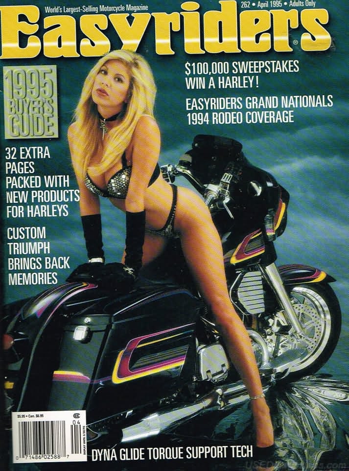 Easyriders April 1995 magazine back issue Easyriders magizine back copy Easyriders April 1995 Adult Motorcycle Magazine Back Issue Published by Paisano Publications Since 1970. $100,000 Sweepstakes Win A Harley!.