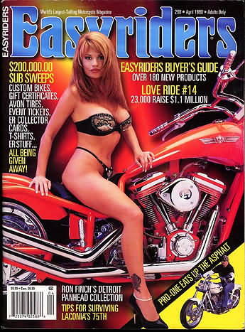 Easyriders April 1998 magazine back issue Easyriders magizine back copy Easyriders April 1998 Adult Motorcycle Magazine Back Issue Published by Paisano Publications Since 1970. Easyriders Buyer's Guide Over 180 New Products .