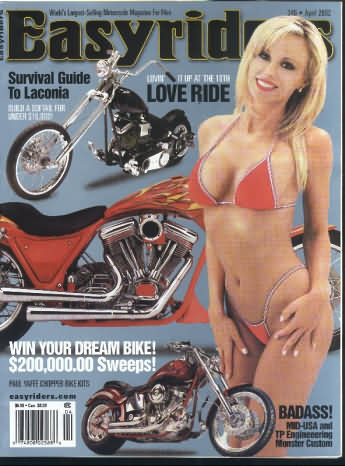 Easyriders April 2002 magazine back issue Easyriders magizine back copy Easyriders April 2002 Adult Motorcycle Magazine Back Issue Published by Paisano Publications Since 1970. Survival Guide To Laconia .