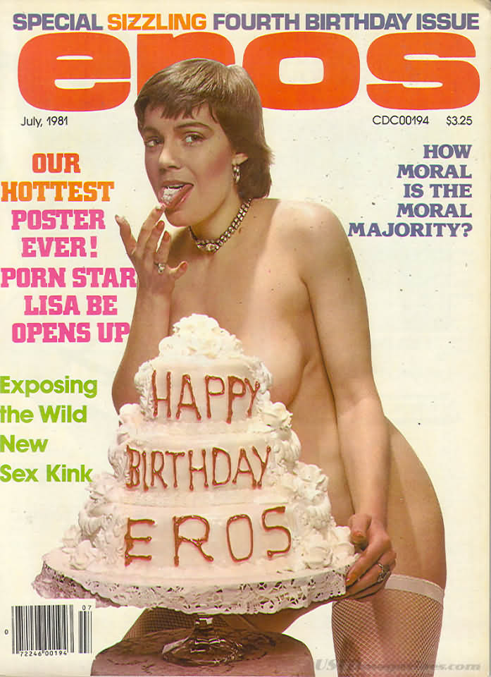 Eros July 1981 magazine back issue Eros magizine back copy Eros July 1981 Erotic Adult Magazine Back Issue Published in the USA. Our Hottest Poster Ever! Porn Star Lisa Be Opens Up.