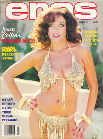 Eros April 1983 magazine back issue Eros magizine back copy Eros April 1983 Erotic Adult Magazine Back Issue Published in the USA. Joan Collins: TV's Superwitch Uncovered.