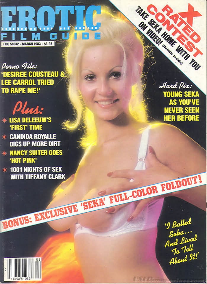 Erotic X-Film Guide March 1983 magazine back issue Erotic X-Film Guide magizine back copy 