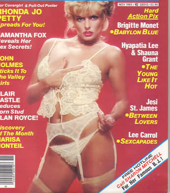 Erotic X-Film Guide November 1983 magazine back issue Erotic X-Film Guide magizine back copy 