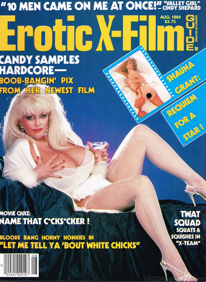 Erotic X-Film Guide August 1984 magazine back issue Erotic X-Film Guide magizine back copy 