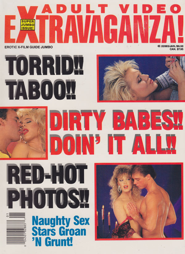 Erotic X-Film Guide Jumbo January 1990 - Adult Video Extravaganza