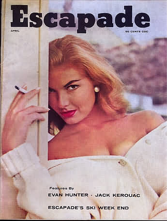 Escapade April 1959 magazine back issue Escapade magizine back copy 