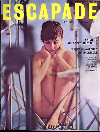 Escapade April 1960 magazine back issue Escapade magizine back copy 