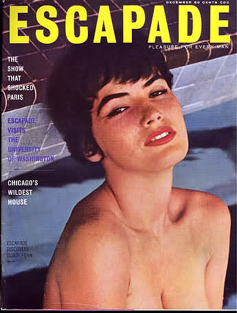Escapade December 1960 magazine back issue Escapade magizine back copy 